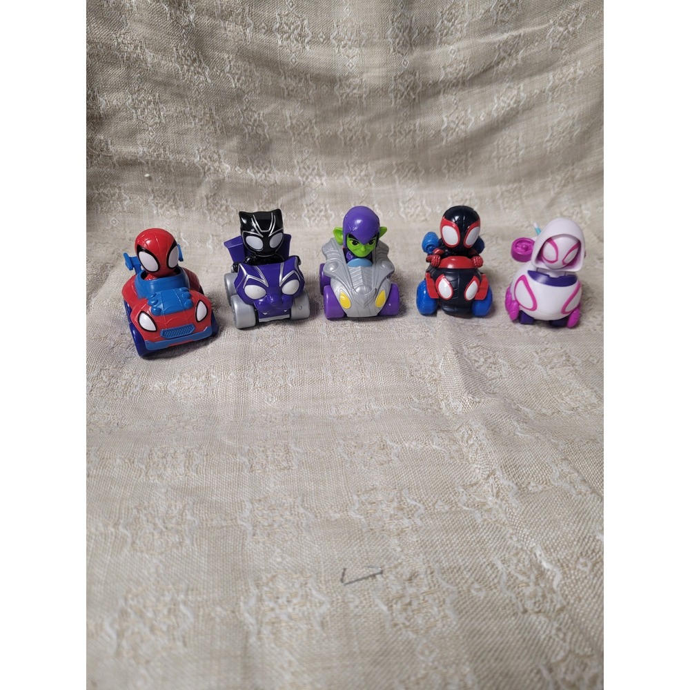Marvel Spidey & His Amazing Friends Metals DieCast Vehicles 5Pack Set Disney Jr